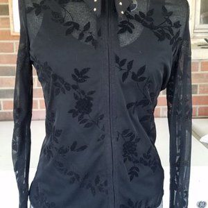 SHOWTIME black western show shirt